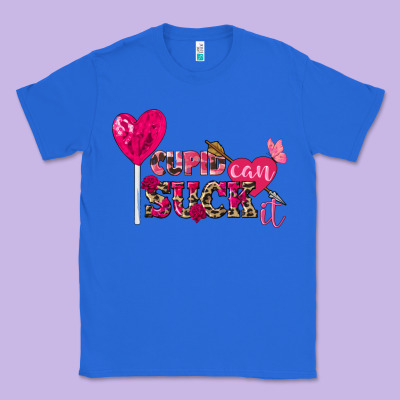Cupid Can Suck It Valentine's Day Classic Tee Designed By Fadigitalartstudio