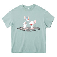 Arona newanimaniacs pinky and the brain Heavy Core Tee - linhVisuals