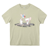 Mossy newanimaniacs pinky and the brain Heavy Core Tee - linhVisuals