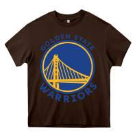 Chocolate Brown golden state basketball Heavy Core Tee - linhVisuals