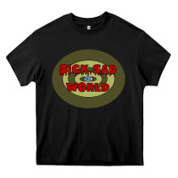 Black Daria Sick.Sad World Heavy Core Tee - linhVisuals
