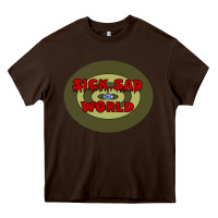 Chocolate Brown Daria Sick.Sad World Heavy Core Tee - linhVisuals