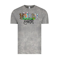 Cloud Rock Happy Easter Vintage Tee - CowhideDigitalArt