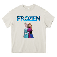 Cream newanna and elsa frozen Heavy Core Tee - linhVisuals