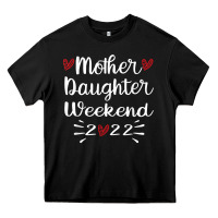 Black mother daughter weekend 2022 girls trip family vacation t shirt Heavy Core Tee - linhVisuals