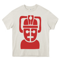 Cream cyberman Heavy Core Tee - linhVisuals
