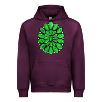 Mauve Wine green gemstone Urban Hoodie - RanaPortraitStore