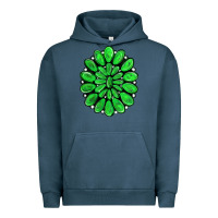 Pigment Midnight Navy green gemstone Urban Hoodie - RanaPortraitStore