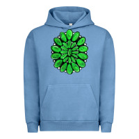 Pigment Pebble Blue green gemstone Urban Hoodie - RanaPortraitStore