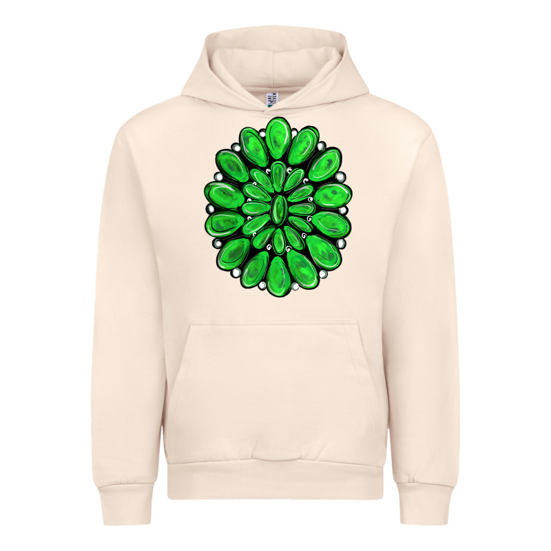 Green Gemstone Urban Hoodie by RanaPortraitStore | Teevron