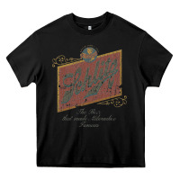 Black schlitz beer Heavy Core Tee - linhVisuals