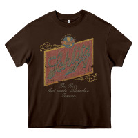 Chocolate Brown schlitz beer Heavy Core Tee - linhVisuals