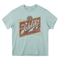 Arona schlitz beer Heavy Core Tee - linhVisuals