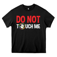 Black do not touch me autism kid Heavy Core Tee - linhVisuals
