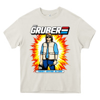 Cream macgruber action figure Heavy Core Tee - linhVisuals