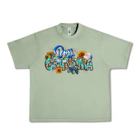 Oil Green boy grandma Urban Heavy Tee - CowhideDigitalArt