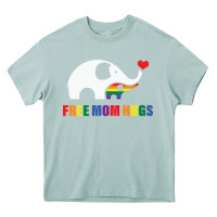 Arona free mom hugs pride elephant rainbow Heavy Core Tee - linhVisuals
