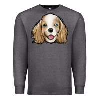 Charcoal Heather cocker spaniel Premium Sweatshirt - Jasminsmagicworld