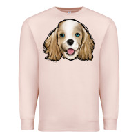 Pale Pink cocker spaniel Premium Sweatshirt - Jasminsmagicworld