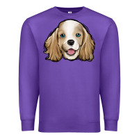 Purple cocker spaniel Premium Sweatshirt - Jasminsmagicworld