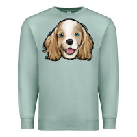 Seafoam cocker spaniel Premium Sweatshirt - Jasminsmagicworld