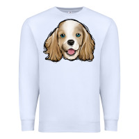 White cocker spaniel Premium Sweatshirt - Jasminsmagicworld