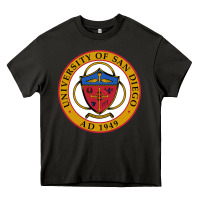 Asphalt university of san diego Heavy Core Tee - linhVisuals