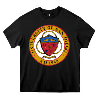 Black university of san diego Heavy Core Tee - linhVisuals