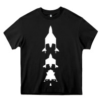 Black Virgin Galactic Evolution Heavy Core Tee - linhVisuals