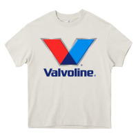 Cream Valvoline Heavy Core Tee - linhVisuals