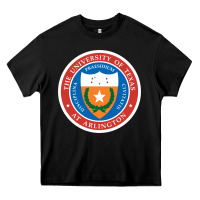 Black university of texas at arlington seal Heavy Core Tee - linhVisuals