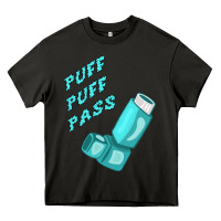Asphalt puff puff pass inhaler Heavy Core Tee - linhVisuals