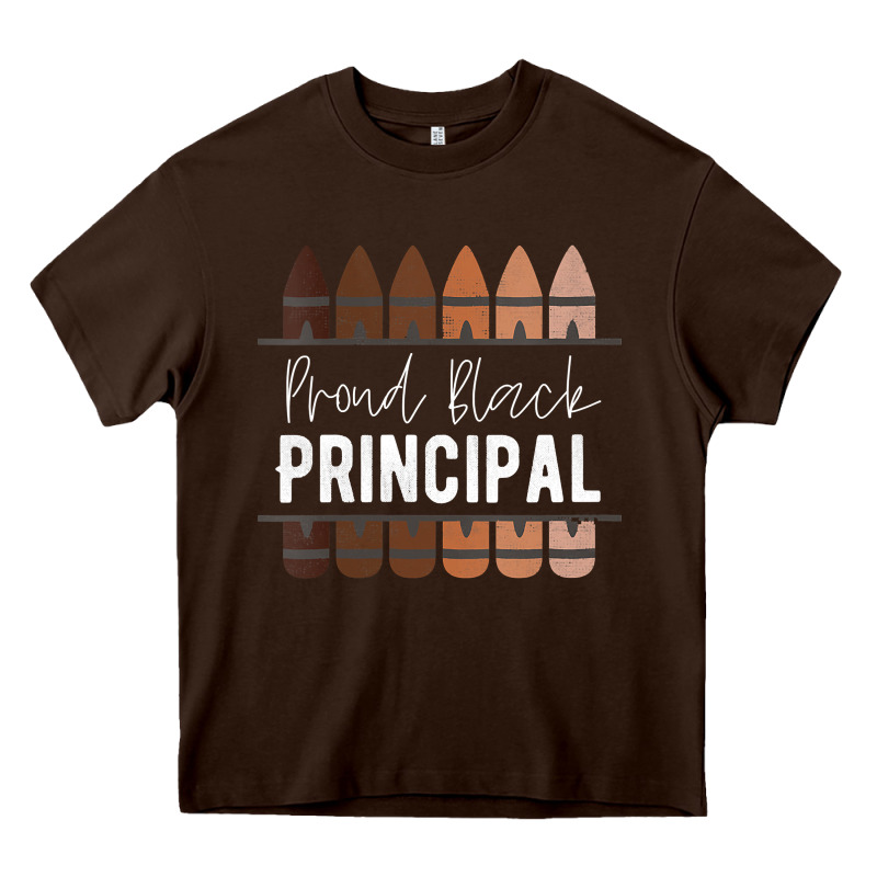 Womens Proud Black Principal, Black History Month School Principal V N Heavy Core Tee by linhVisuals | Teevron