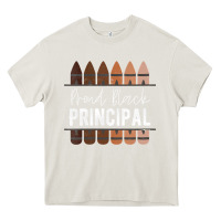 Cream womens proud black principal, black history month school principal v n Heavy Core Tee - linhVisuals