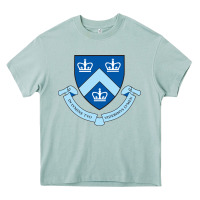 Arona columbia university shield Heavy Core Tee - linhVisuals