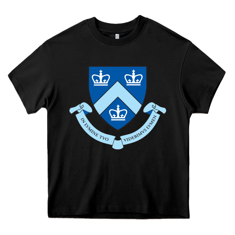 Columbia University Shield Heavy Core Tee by linhVisuals | Teevron