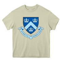 Mossy columbia university shield Heavy Core Tee - linhVisuals