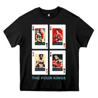 Black the four kings of boxing Heavy Core Tee - linhVisuals