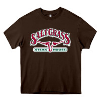 Chocolate Brown Saltgrass Steakhouse Heavy Core Tee - linhVisuals