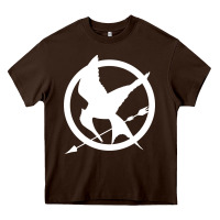 Chocolate Brown The Hunger Games Trilogy Heavy Core Tee - linhVisuals