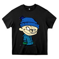 Black calvin Heavy Core Tee - linhVisuals