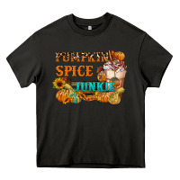 Asphalt Pumpkin Spice Junkie Heavy Core Tee - FaDigitalArtStudio