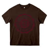 Chocolate Brown eastern kentucky university seal Heavy Core Tee - linhVisuals