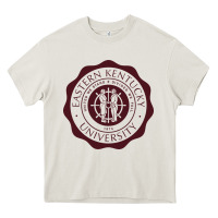 Cream eastern kentucky university seal Heavy Core Tee - linhVisuals