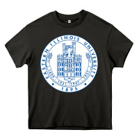 Asphalt eastern illinois university seal Heavy Core Tee - linhVisuals
