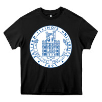 Black eastern illinois university seal Heavy Core Tee - linhVisuals