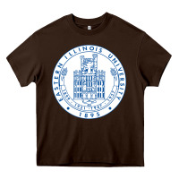 Chocolate Brown eastern illinois university seal Heavy Core Tee - linhVisuals