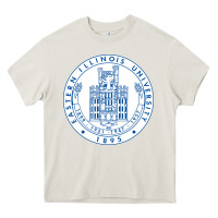 Cream eastern illinois university seal Heavy Core Tee - linhVisuals