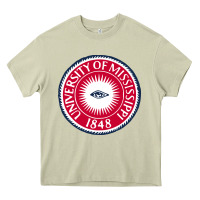 Mossy university of mississippi seal Heavy Core Tee - linhVisuals
