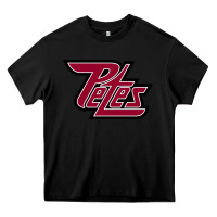 Black peterborough team Heavy Core Tee - linhVisuals